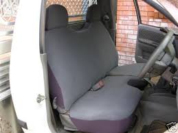Grey Velour Bench Seat Cover