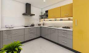 l shape modular kitchen design