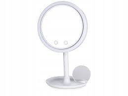 cosmetic make up mirror with led fan