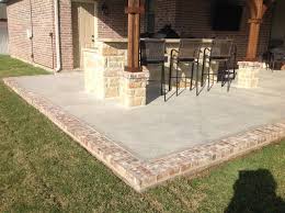 Rock Salt Finish Concrete W Brick