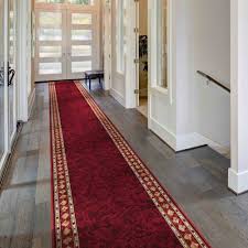 cheops red hallway carpet runners runrug