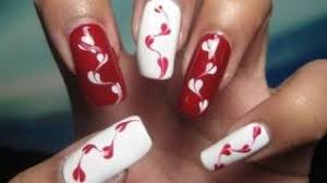 Like red and white we mix and match: Red And White Nail Art Designs To Try Nail Designs