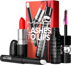 mac cosmetics lashes to lips kit gift