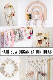 Hair Bow Organizer Ideas