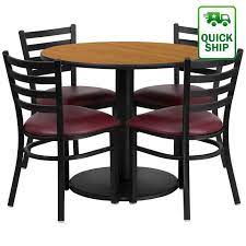 Laminate Table Set 36 Inch Round Dining