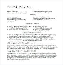 Construction Project Manager Resume Best Sample Builder Home