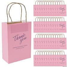 thank you kraft paper gift bags