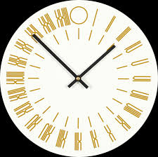 Tauba Auerbach 24 Hour Wall Clock