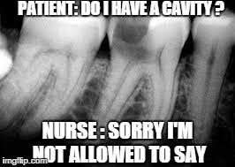 True story :/ dental nurse meme | random | Pinterest | Nurse Meme ... via Relatably.com