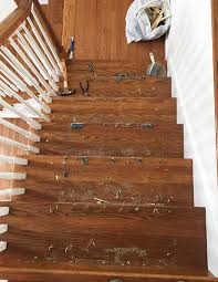 how to remove the carpet from your stairs