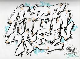 11 az alphabet graffiti font images