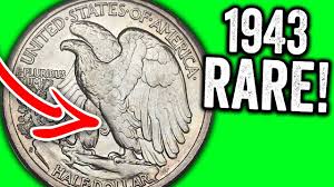 Extremely Valuable Half Dollar Coins Worth Money 1943 Walking Liberty Half Dollar Value