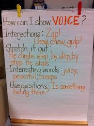 Anchor Chart For Voice Two Tacky Teachers Narrative