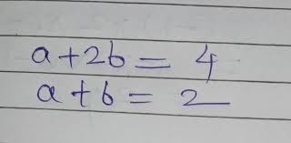 Write Any The Linear Equation With