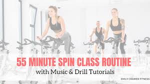 55 minute spin cl with drill
