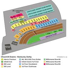 Competent Church Hill Downs Seating Chart Kentucky Derby