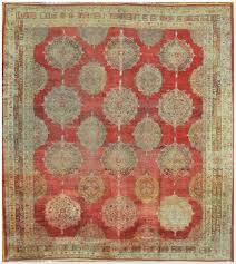 antique turkish oushak rug in atlanta