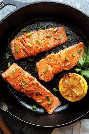 caramelized salmon give it some thyme