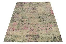 55693 modern silk and wool rug 8x10