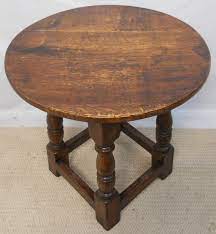 Round Oak Antique Style Coffee Table Sold