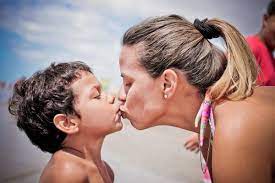 do you kiss your child on the lips