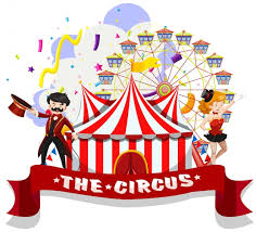 Free Vector The Circus Wallpaper Scene