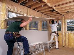 hanging drywall on ceilings fine