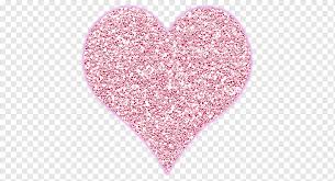 heart shaped white and pink glitter