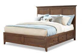 San Mateo Queen Storage Bed In Tuscan