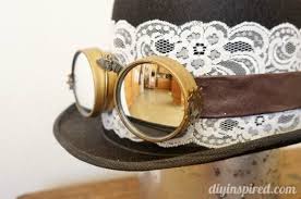 diy steampunk top hat and goggles diy
