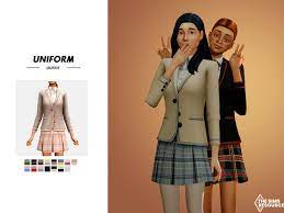 the sims resource uniform outfit