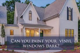 exterior vinyl windows can you paint