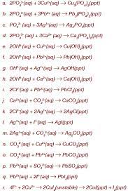 Ionic And Net Ionic Equations