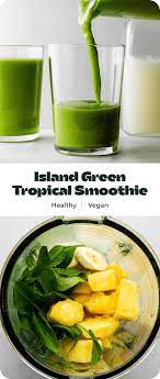 detox island green smoothie tropical