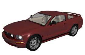 ford mustang gt car 3d in max cad