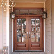 Custom Double Front Doors Made From