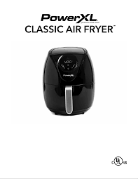 user manual powerxl clic air fryer