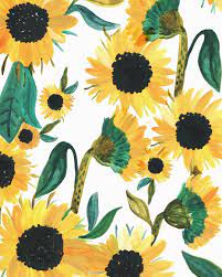 Watercolor Sunflower iPhone Wallpapers ...