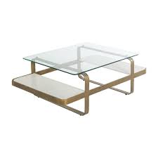 Marble Brass Glass Coffee Table