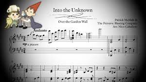 the unknown piano sheet