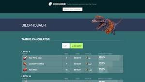 Ododex Taming Calculator For Ark Survival Evolved 14030