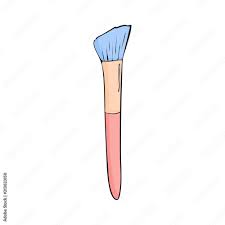 brush for make up beauty icon in