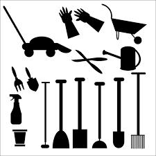 Vector Image Of Garden Tools