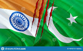 Pakistan And India Flags. Waving Flag ...