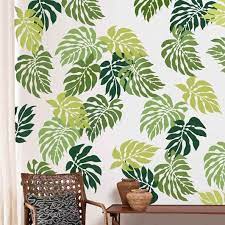 Tropical Wall Trend Palm Leaf Stencil
