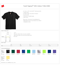 Hanes Cotton T Shirt Size Chart Dreamworks