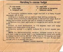 hershey s cocoa fudge vine recipes