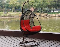 Hanging Rattan Swing Patio Garden Chair