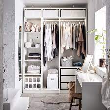 an ikea closet system