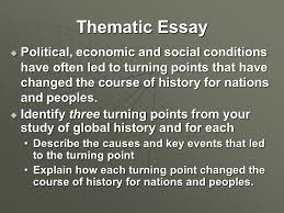 How to    write a Thematic Essay   Mr Maroney